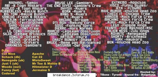 - - - IBE 2005 - - - - cateva rezultate de la IBE '05 - day Footwork - Evenimente