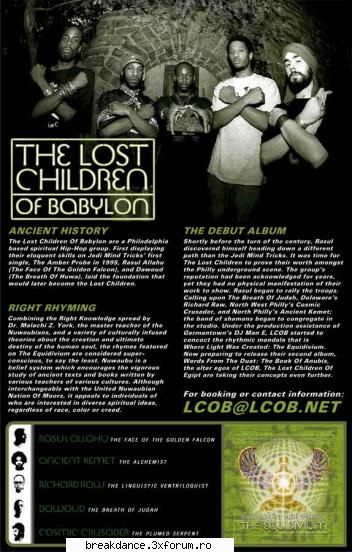 True Hiphop..tha essence of Hiphop - big up fo Tha Lost Children Of Babylon...real - Bboyin` Chat