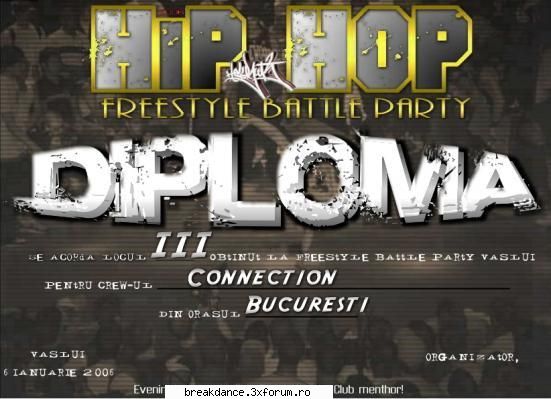 Trupa Connection Crew - noi connection locul 3 pe tzara la battle! - Trupe